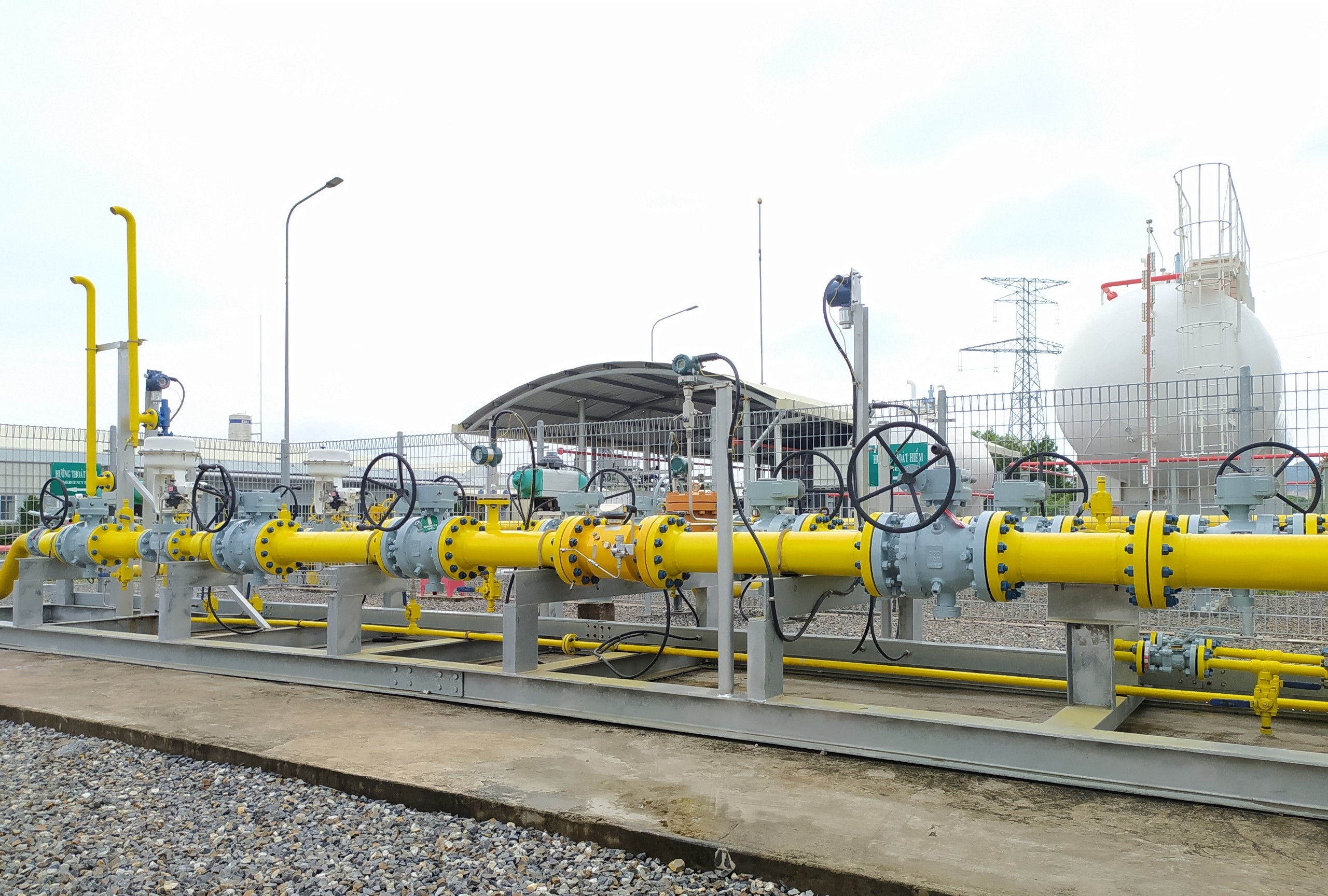 HỆ THỐNG TIẾP NHẬN VÀ PHÂN PHỐI KHÍ THẤP ÁP CỦA CÔNG TY TNHH SOJITZ OSAKA GAS