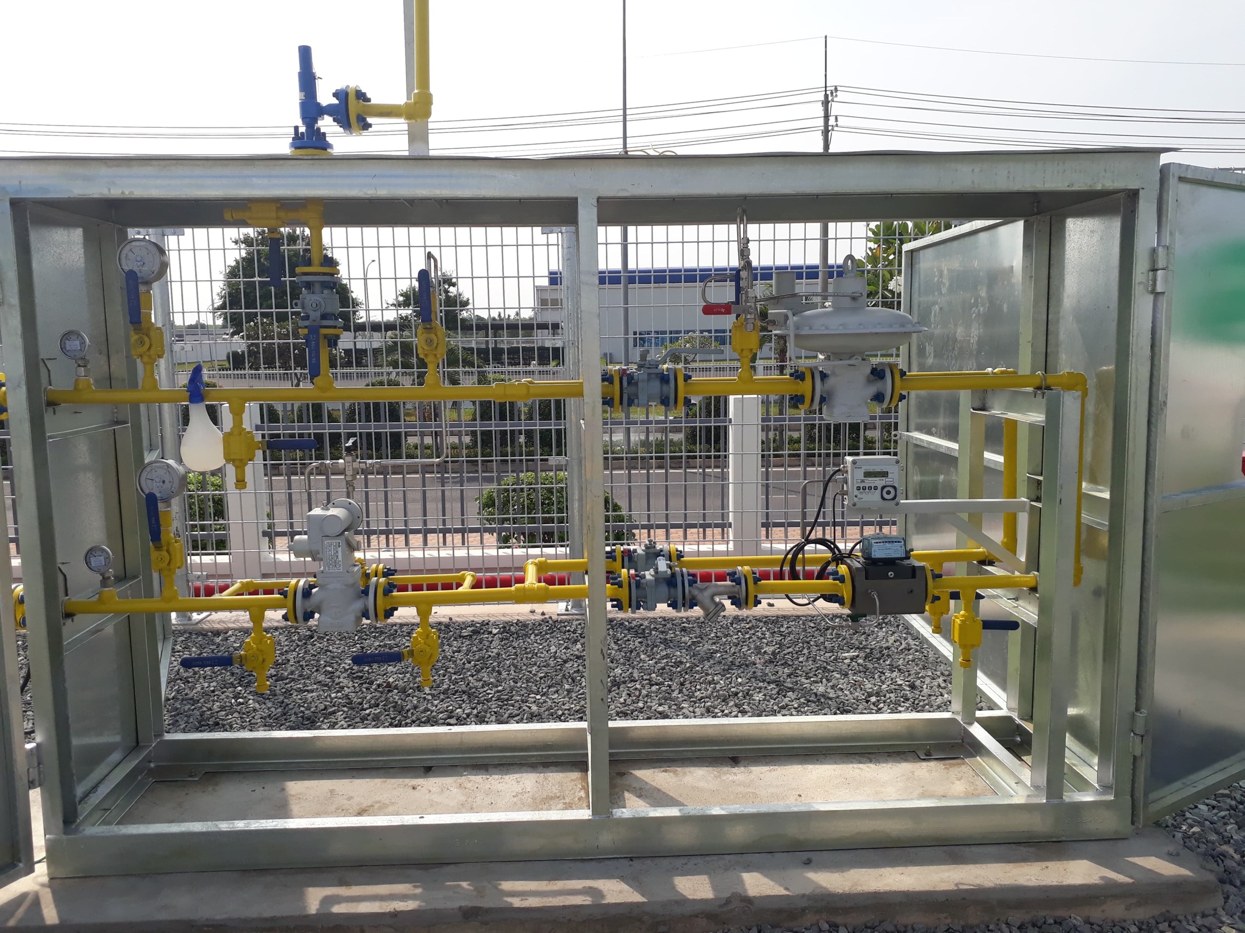 HỆ THỐNG TIẾP NHẬN KHÍ CHO NHÀ MÁY KOLMAR VIỆT NAM